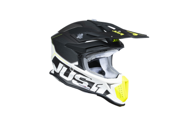 Just1 Helmet J-18 F Hexa Fluo Yellow/Black/White