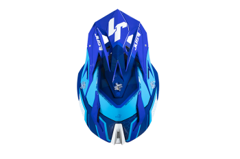 Just1 Helmet J-18 F Hexa White/Blue