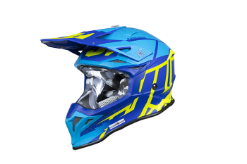 Just1 Helmet J-39 Poseidon Fluo Yellow/Blue