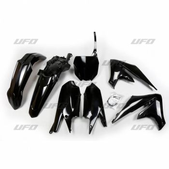 UFO Plastic kit 5-parts Black 001 YZ250F 19-23 YZ450F 18-22