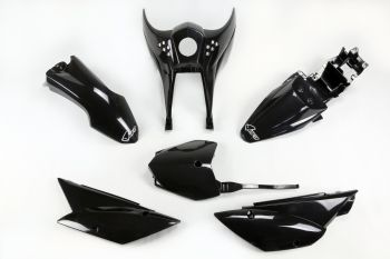 UFO Plastic kit 5-parts Black 001 KLX110 2010-