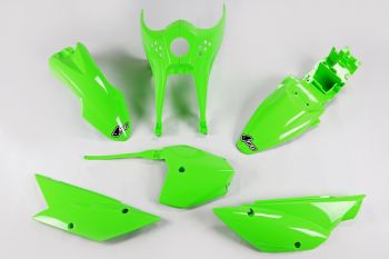 UFO Plastic kit 5-parts Green 026 KLX110 2010-