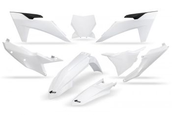 UFO Plastic kit 5-parts KTM SX/SXF125-450 23- White 042