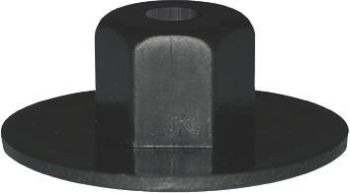 Plastmutter 5,0 TRENNWAND RADEINBAU POM BLACK 20Tk.