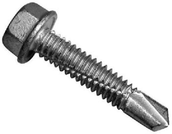 Puurkruvi 6,3x25, kuuskantpea 10Mm