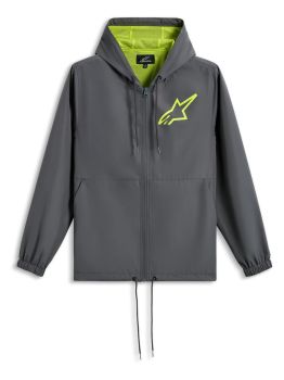 Alpinestars Jacket Speeder Chromium Windbreaker Charcoal Fluo Yellow XXL