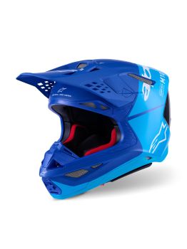 Alpinestars Helmet S-M10 Flood Met Blue/Blue/Carbon S