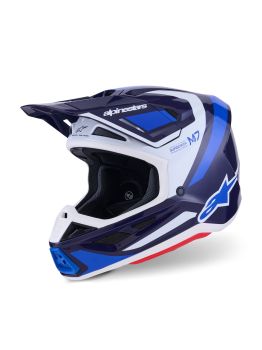 Alpinestars Helmet S-M7 Rise Blue/White S