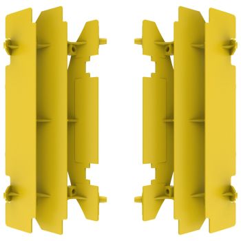 Polisport radiator louvers Suzuki RM125(01-08) RM250(96-06) Yellow rm01