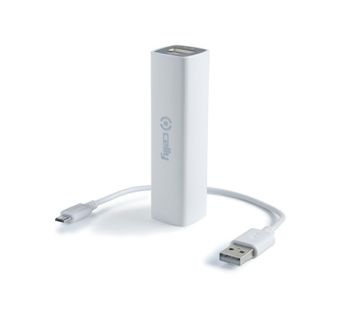 Akupank 2000mah, micro usb, valge