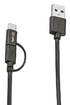 USB-JUHE MICRO-USB/USB-C ADAPTERIGA