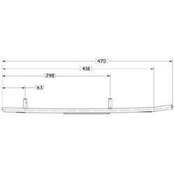 Sno-X Ripper Four Ohjausrauta pari 4" Kovametalli