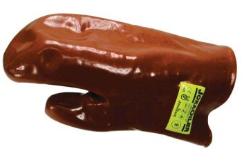 Kahekordne PVC kattega kinnas 10/XL