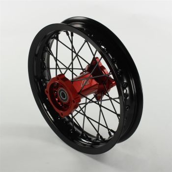 ROUE AVANT ALUMINIUM 7116 VOLT RACING MOYEU 14" 15 ROUGE
