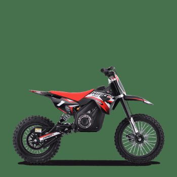 DIRT BIKE ENFANT ÉLECTRIQUE HIRO ROCKET 1300W BRUSHLESS ROUGE