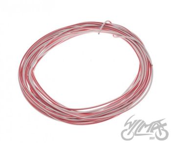 Juhe 1,00mm 10m, valge/punane