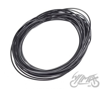 Juhe 1,00mm 10m, must/valge