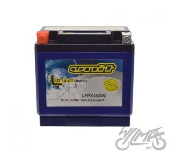 Aku wtx14-bs (ytx14-bs) liitium WM MOTOR 12 VOLTI