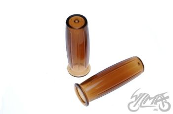 Gripid VINTAGE 1-1/8"+1" läbipaistev pruun