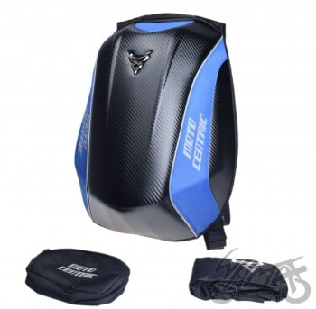 PLECAK MOTOCYKLOWY PӣSZTYWNY CARBON NIEBIESKI