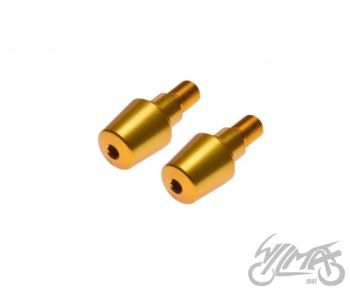 Leistangi raskused/otsa korgid - kuldsed, Yamaha m16x1.5