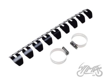 Leegitoru kaitse kuumakindel - universaalne, must