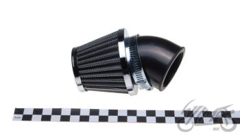 FILTR POWIETRZA 28 mm STOŻKOWY 45' CHROM