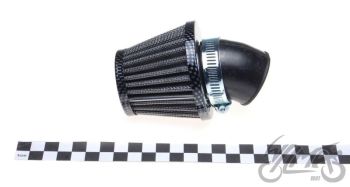 Õhufilter koonus, carbon look, 45 kraadi, KL102L2, karb diam. 42 mm