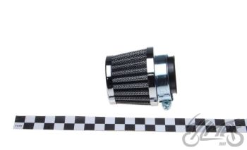 Õhufilter koonus, kroomitud, karb diam. 30 mm
