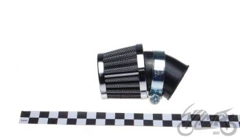 Õhufilter koonus, 45 kraadi, kroomitud KM102M2