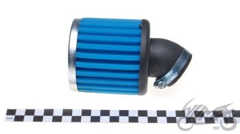 Õhufilter d.35-36mm, kõrge, nurgaga, silinder sinine HIGH-PERFORMANCE