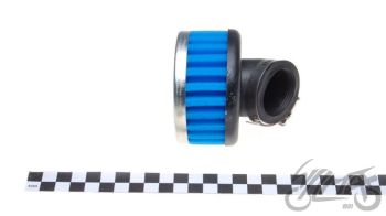 Õhufilter d.32mm, nurgaga, madal, poroloon