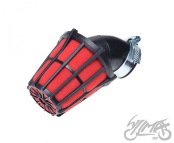 Õhufilter (koonus) 45 kraadi, 38MM - punane poroloon