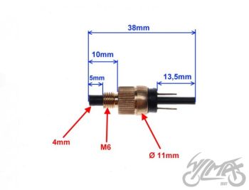 Piduritule lüliti M6, 2 juhet