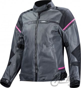 KURTKA LS2 RIVA LADY BLACK DARK GREY PINK S