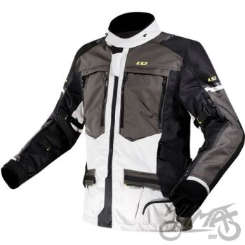 KURTKA LS2 NORWAY MAN BLACK GREY YELL. L