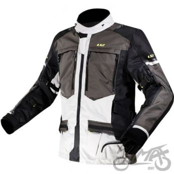 KURTKA LS2 NORWAY MAN BLACK GREY YELL. 4XL
