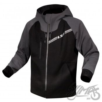 KURTKA LS2 THROTTLE MAN JACKET BLACK DARK GREY 3XL