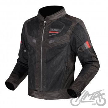 KURTKA LS2 GARDA AIR MAN BLACK RED 4XL
