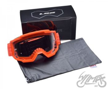 GOGLE LS2 CHARGER POMARAŃCZOWE CLEAR VISOR