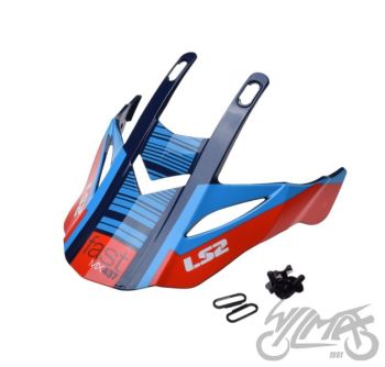 DASZEK KASKU MX437 EVO XCODE RED BLUE