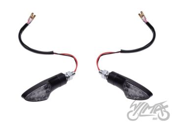 Suunatuled LED, M8 x 1.25, 12V 1W, valge klaas