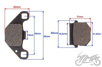 Piduriklotsid (paar) FA83