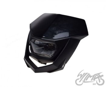 Esiplastik tulega H4 12V 35/35W, must