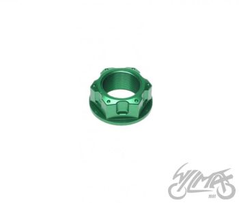 NAKRĘTKA PÓŁKI WIDELCA M22x1,00mm ZIELONA