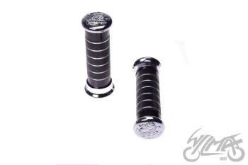 Gripid hülssiga, metall graveeringuga ots "Eagle" - must