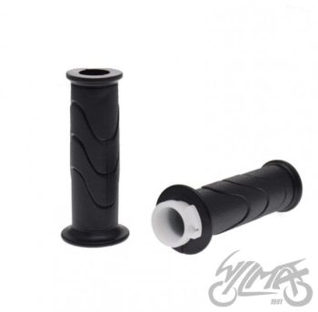 Gripid 22/24mm, rullgaasile - must