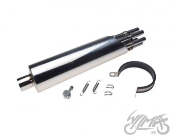 TŁUMIK UNIWERSALNY MINIGUN CHROM