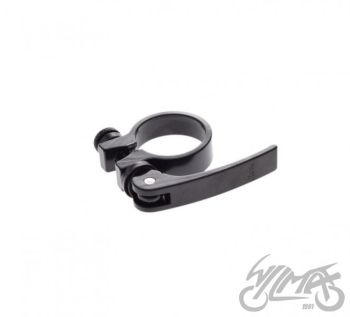 Jalgratta sadulaklaber, must