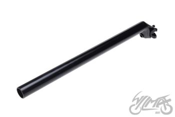 Istmepost jalgrattale 400mm, 27,2mm, must